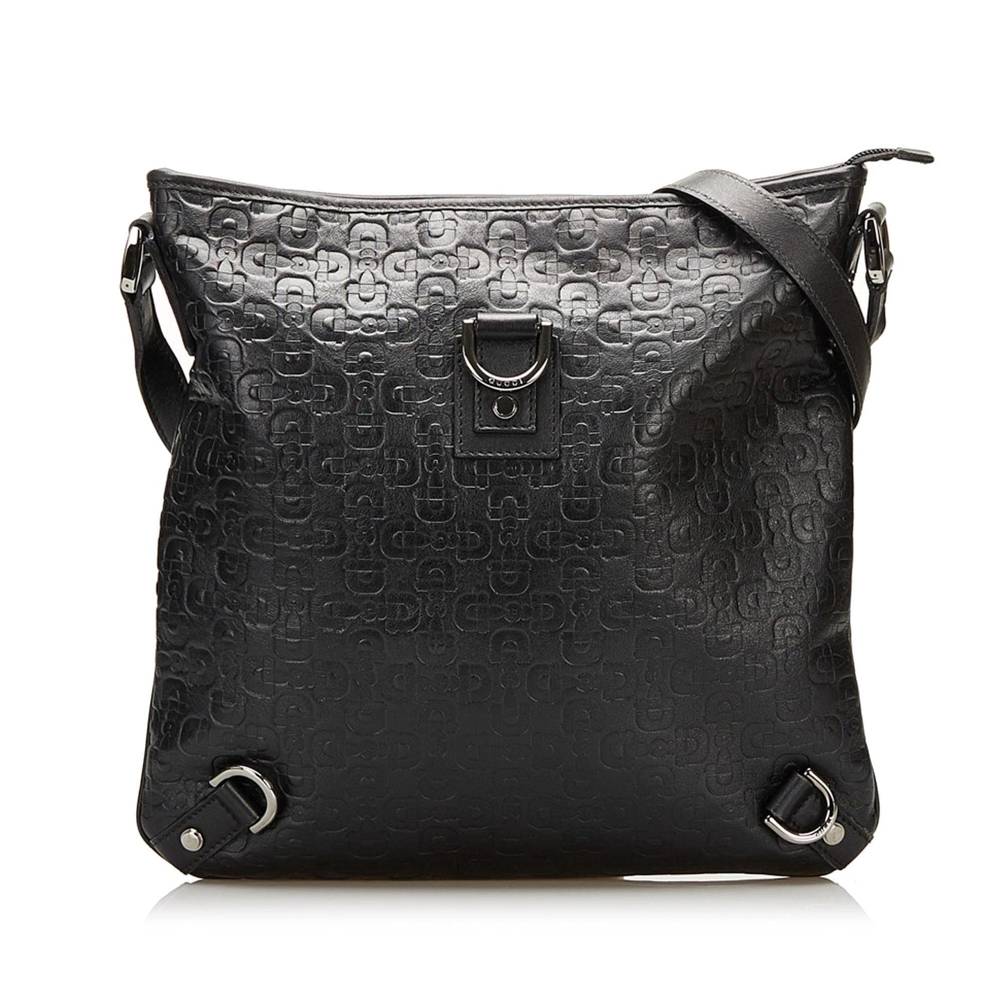 Gucci Abbey D-Ring Embossed  Horsebit Crossbody