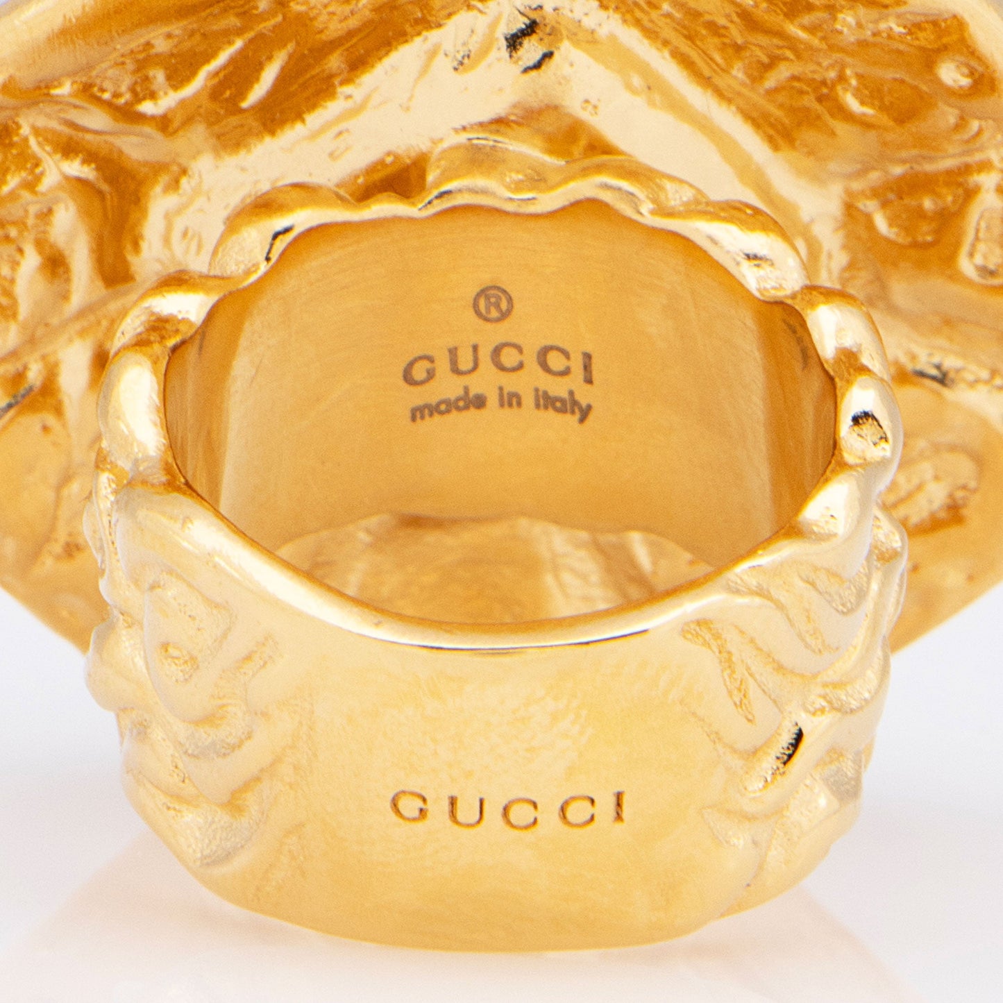 Gucci Autre Marque Stone Flower Ring - Size 6 1/2