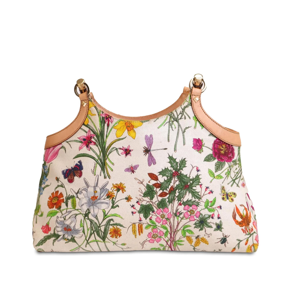 Gucci Bamboo Flora Handbag (SHG-UZba77)