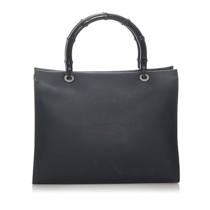 Gucci Bamboo Leather Satchel