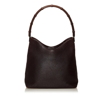 Gucci Bamboo Leather Shoulder Bag