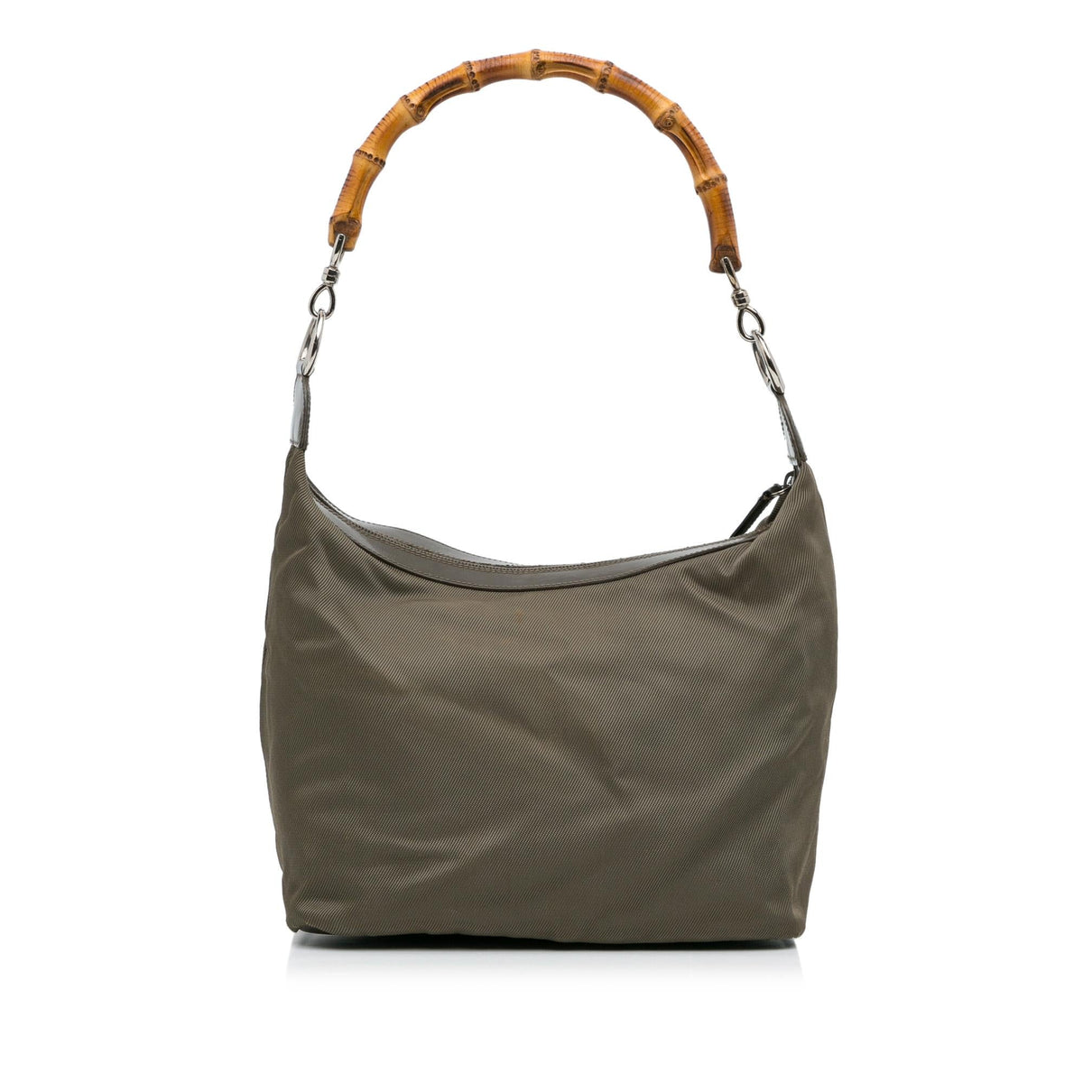 Gucci Bamboo Nylon Shoulder Bag (SHG-vluyZY)