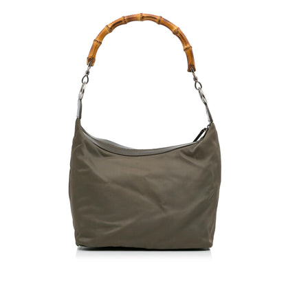 Gucci Bamboo Nylon Shoulder Bag (SHG-vluyZY)