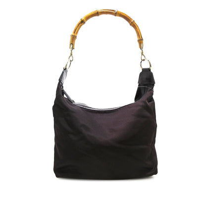 Gucci Bamboo Nylon Shoulder Bag (SHG-4VDUV4)