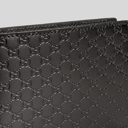 Gucci Micro Guccissima GG Logo Leather Bifold Wallet
