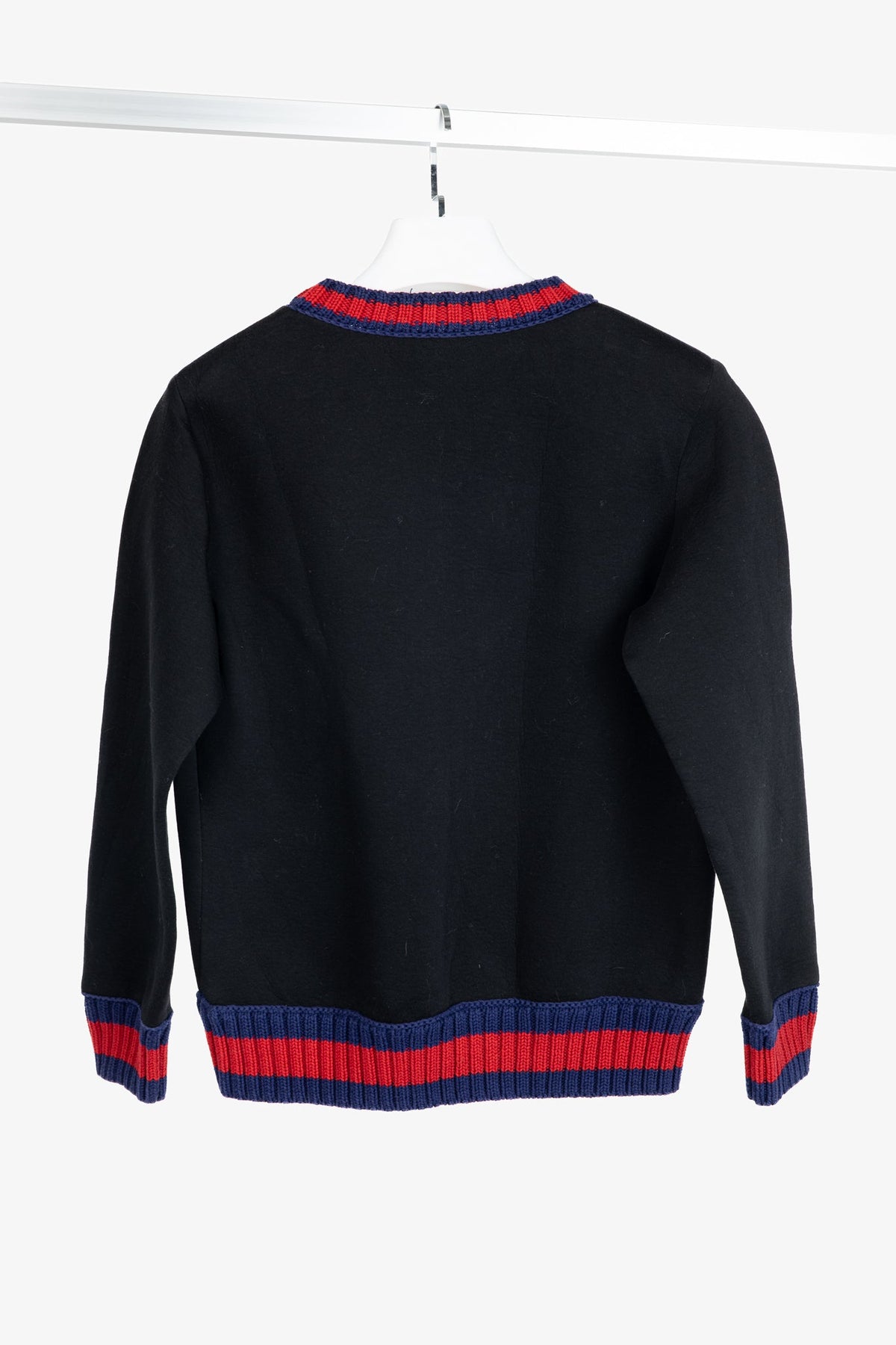 Gucci x GucciGhost AW/16 Black Graphic Neoprene Sweatshirt