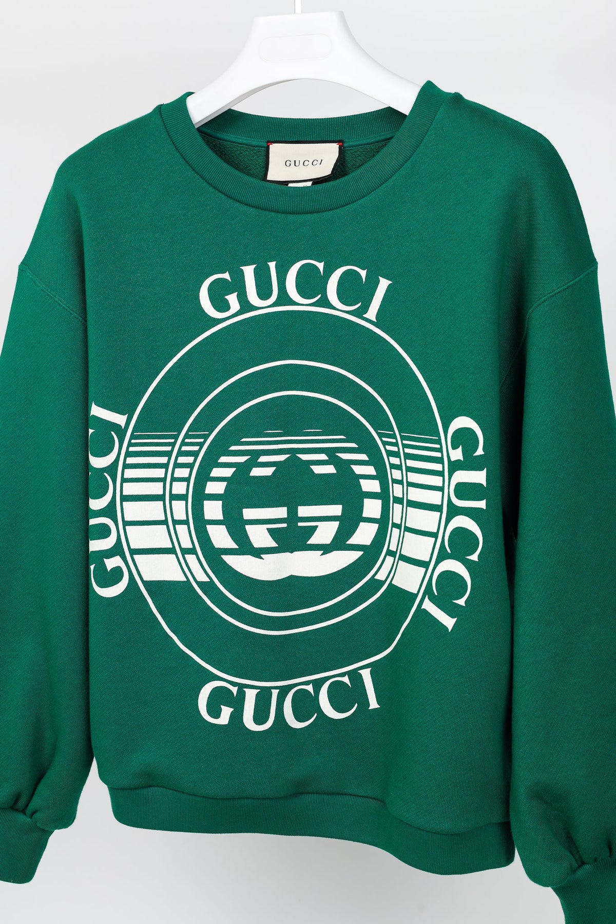 Gucci Forest Cotton Interlocking G Logo Sweatshirt