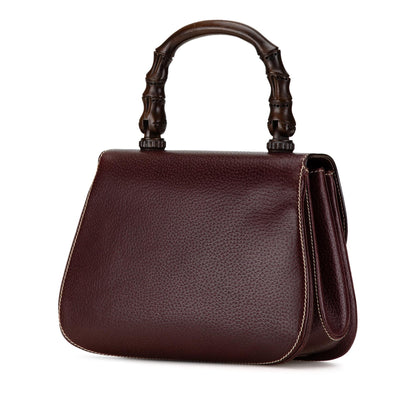 Gucci Calfskin Bamboo Handbag (SHG-m3eCxo)