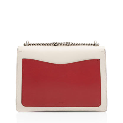 Gucci Calfskin Embroidered Dionysus Bee Medium Shoulder Bag
