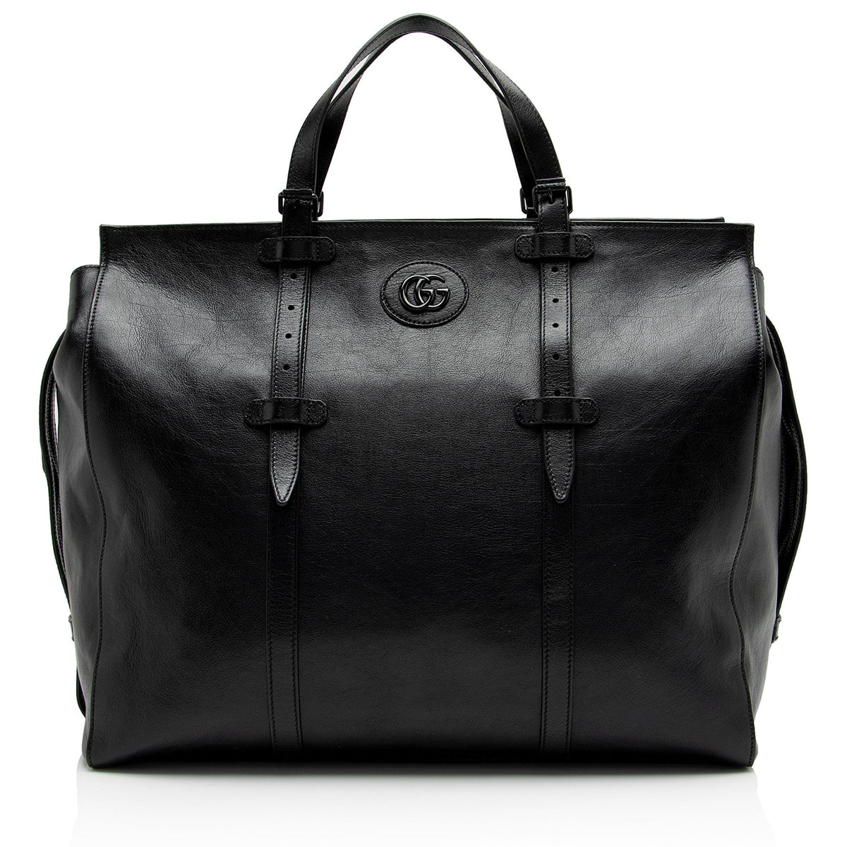 Gucci Calfskin GG Marmont Monochrome Large Tote (SHF-sBw4Ey)