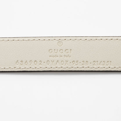 Gucci Calfskin Interlocking G Slim Belt - Size 38 / 95 (SHF-IbtT6F)
