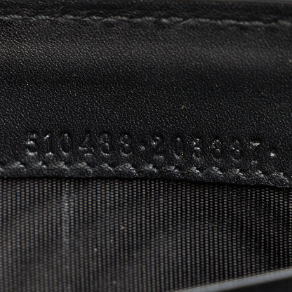 Gucci Calfskin Star Print Guccy Zip Around Wallet (SHF-NzvcOs)