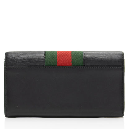 Gucci Calfskin Sylvie Continental Wallet (SHF-1uI8WQ)