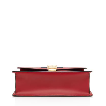Gucci Calfskin Sylvie Small Shoulder Bag (SHF-pDYCA5)