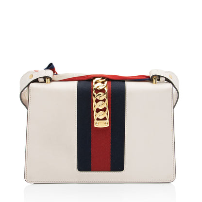 Gucci Calfskin Sylvie Small Shoulder Bag (SHF-zJc6rU)
