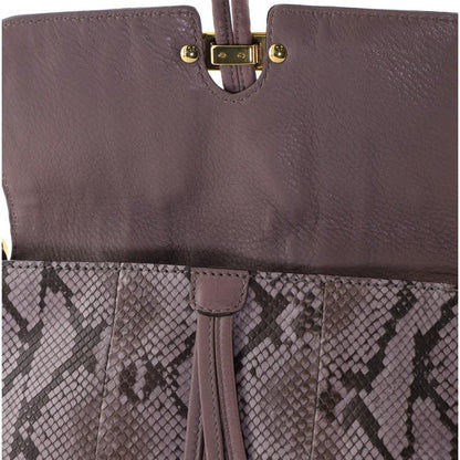 GUCCI CROISETTE PYTHON BAG