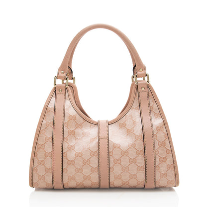 Gucci Crystal GG Canvas Small Joy Shoulder Bag - FINAL SALE