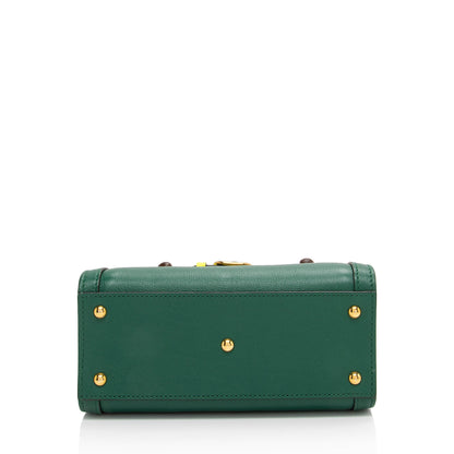 Gucci Cuir Leather Bamboo Diana Mini Tote