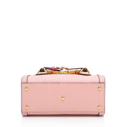Gucci Cuir Leather Bamboo Diana Mini Tote (SHF-kfEnLc)