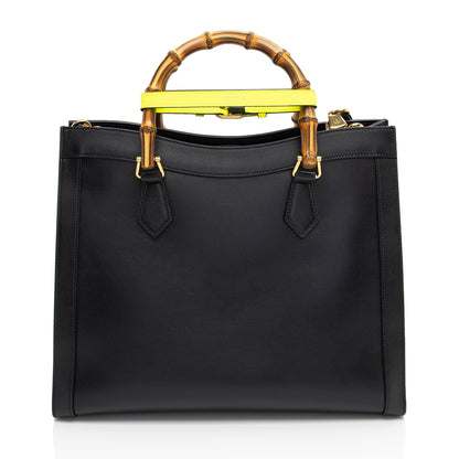 Gucci Cuir Leather Diana Medium Tote (SHF-1Bld5g)