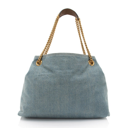 Gucci Denim Soho Medium Shoulder Bag