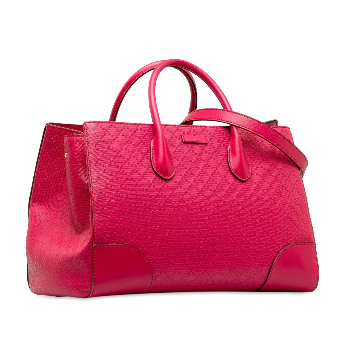Gucci Diamante Bright Leather Satchel (SHG-pDINjv)