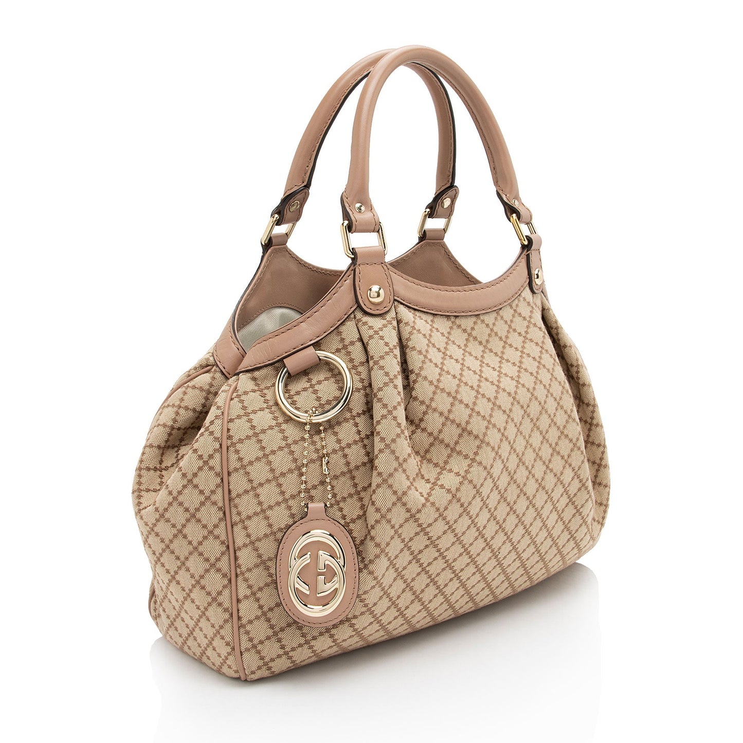Gucci Diamante Canvas Sukey Medium Tote (SHF-XTmENi)