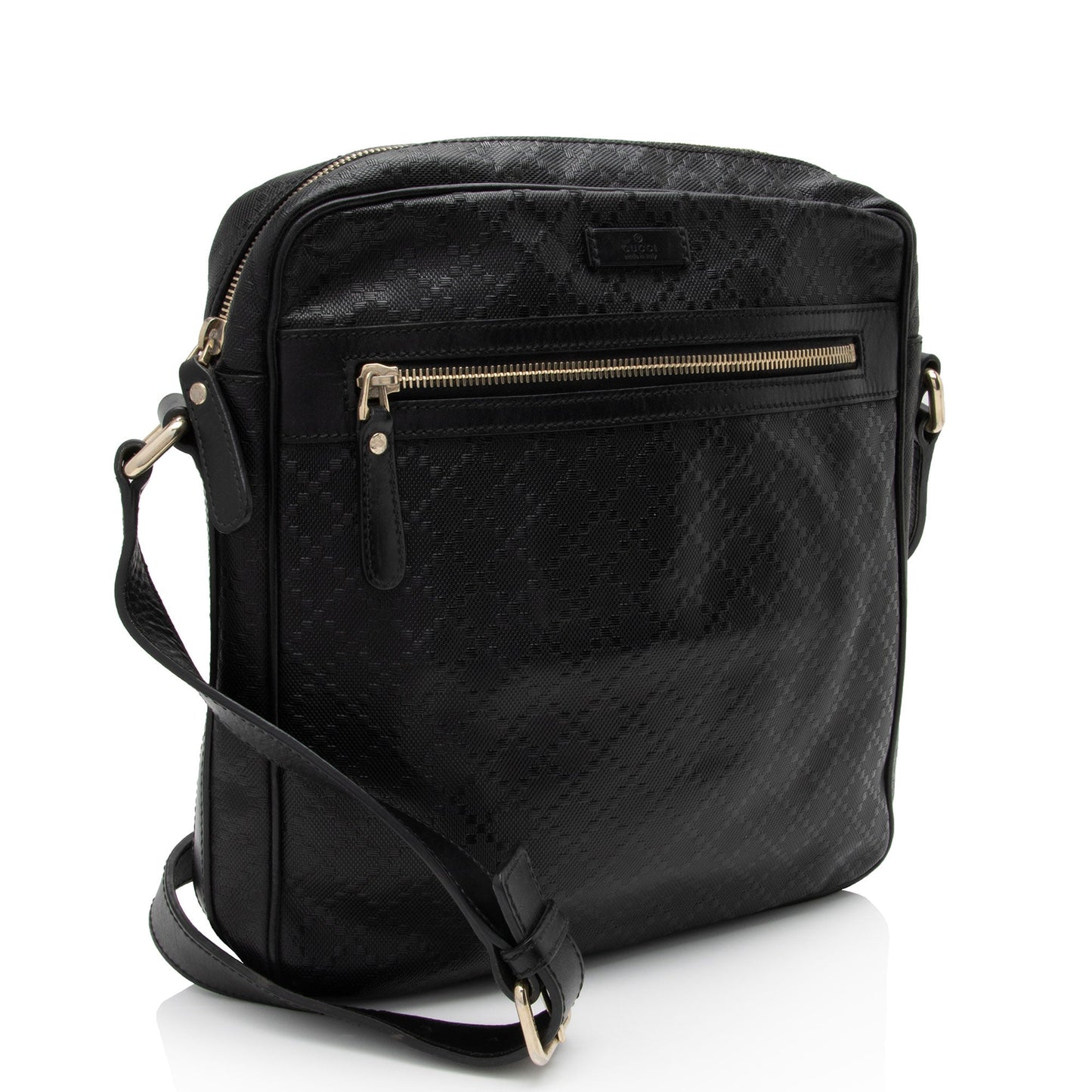 Gucci Diamante Leather Medium Messenger (SHF-2za6Yp)