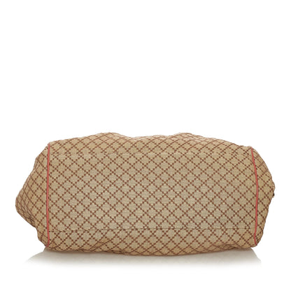 Gucci Diamante Sukey Canvas Handbag