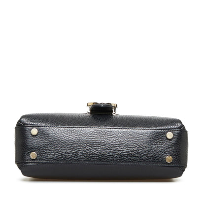 Gucci Dollar Calf Interlocking G Satchel (SHG-w5lLM6)