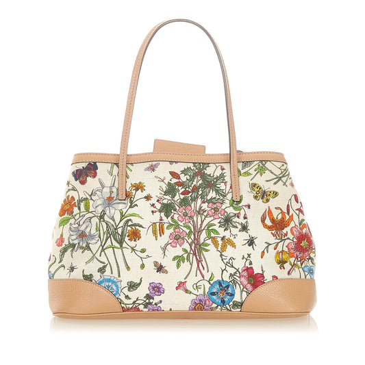 Gucci Flora Canvas Tote Bag (SHG-19977)