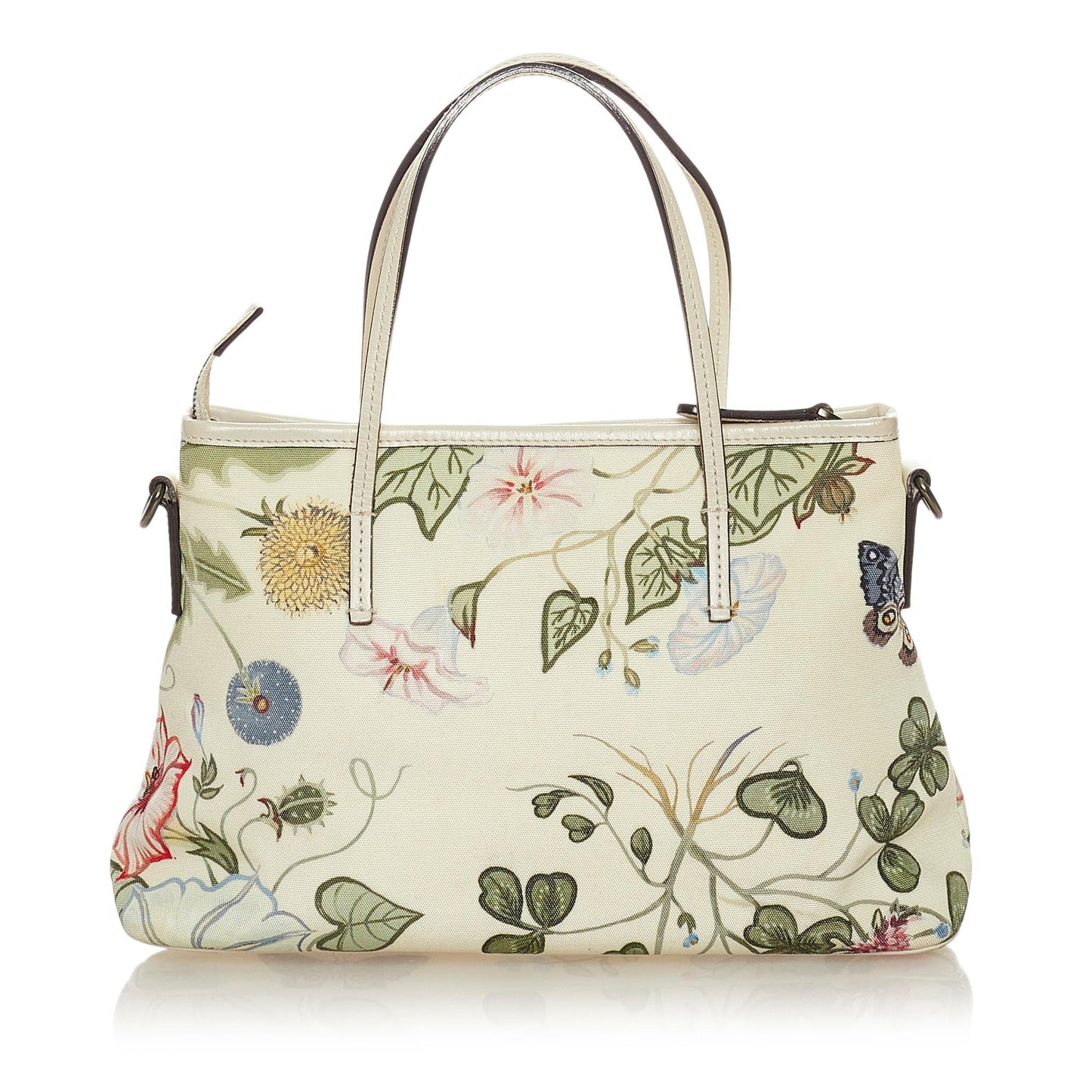 Gucci Flora Knight Canvas Satchel