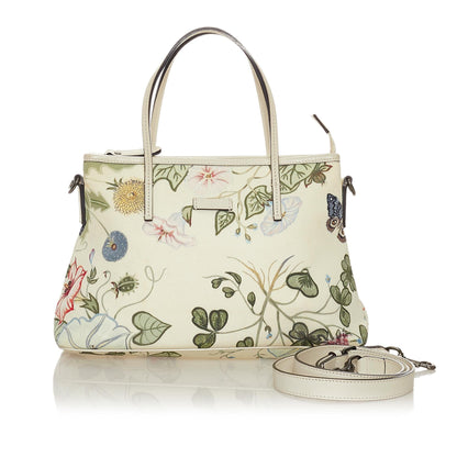 Gucci Flora Knight Canvas Satchel