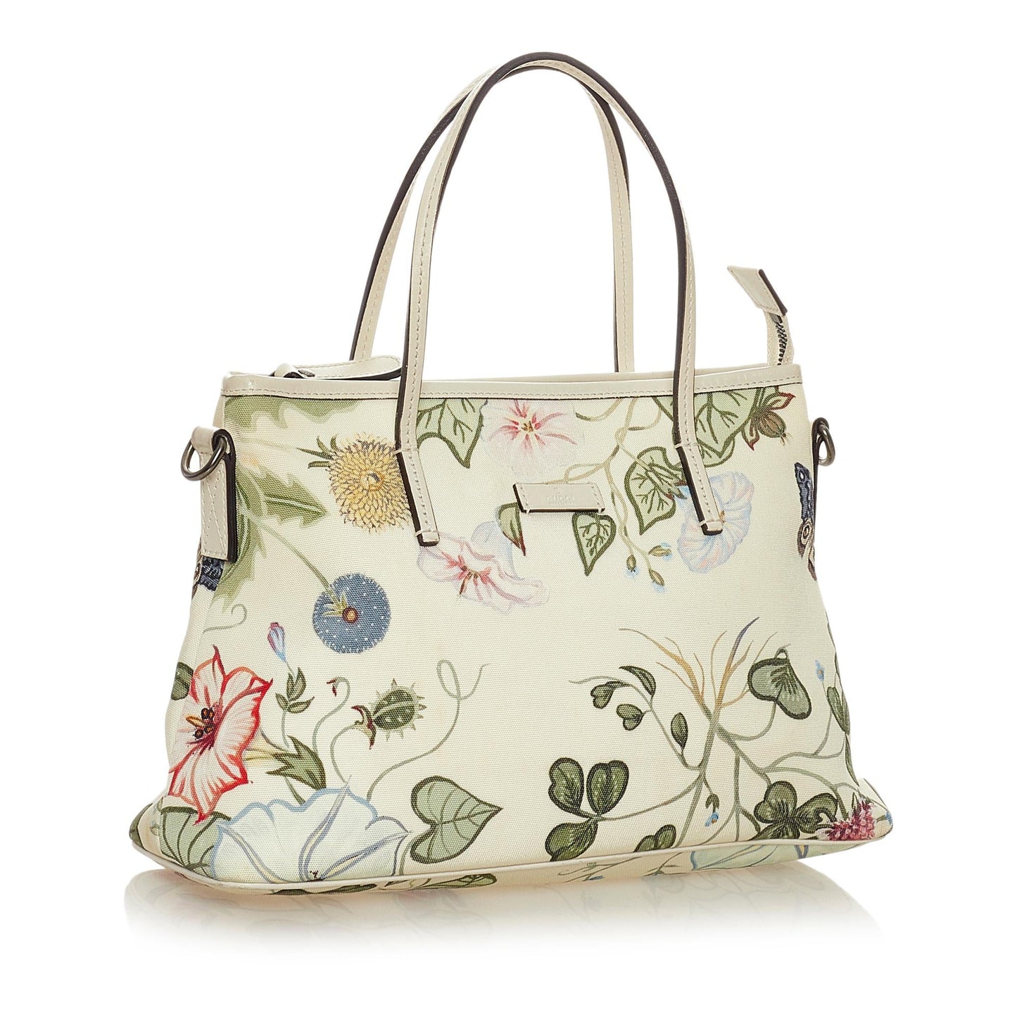 Gucci Flora Knight Canvas Satchel