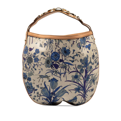 Gucci Flora Wave Hobo (SHG-7141GP)