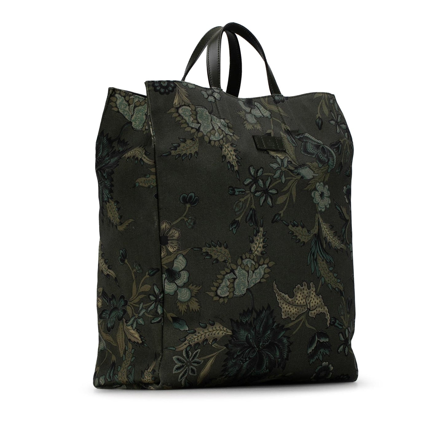 Gucci G-Active Flora Knight Vertical Canvas Tote (SHG-Zpmz9o)