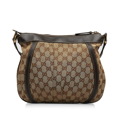 Gucci GG Canvas Abbey D-Ring Crossbody Bag (SHG-ThMn65)