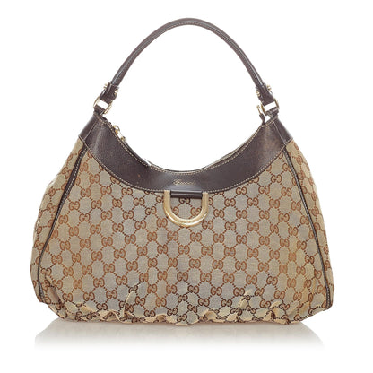 Gucci GG Canvas Abbey D-Ring Shoulder Bag