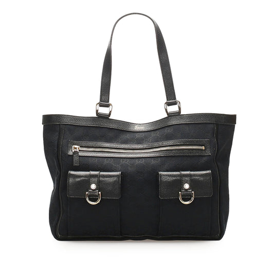 Gucci GG Canvas Abbey D Ring Tote Bag (SHG-14659)