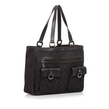 Gucci GG Canvas Abbey D-Ring Tote Bag (SHG-hxuobk)