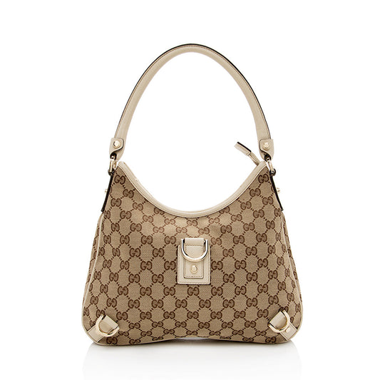 Gucci GG Canvas Abbey Medium Hobo