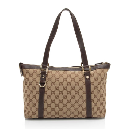 Gucci GG Canvas Abbey Medium Tote (SHF-3Yofcp)