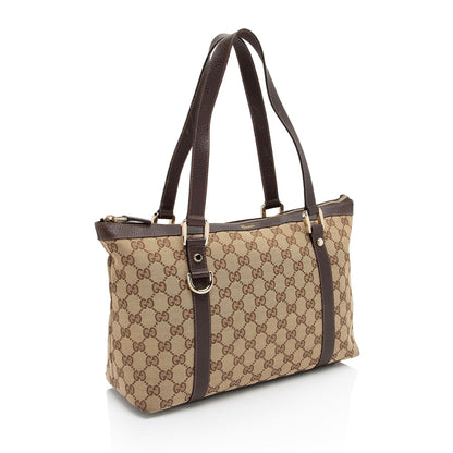 Gucci GG Canvas Abbey Medium Tote (SHF-3Yofcp)