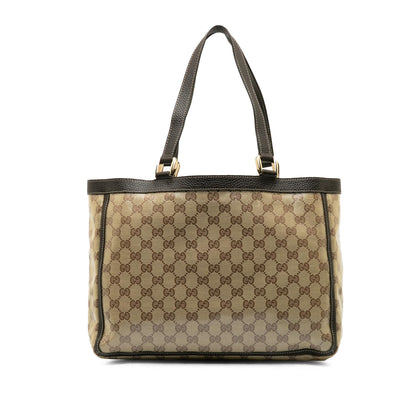 Gucci GG Canvas Abbey Pocket Tote (SHG-ZCIkk9)