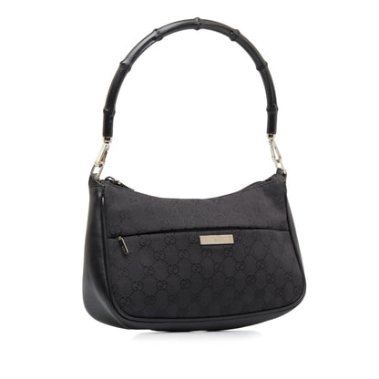 Gucci GG Canvas Bamboo Baguette (SHG-kSjf51)