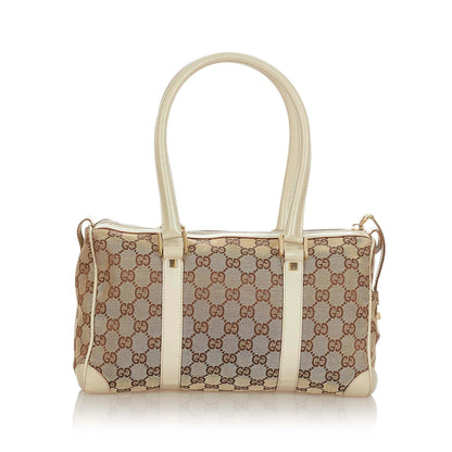 Gucci GG Canvas Boston Bag