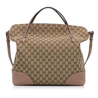 Gucci GG Canvas Bree Satchel (SHG-SbHeXb)