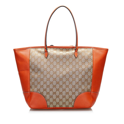 Gucci GG Canvas Bree Tote Bag (SHG-1m3kbx)