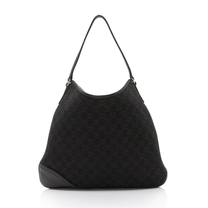 Gucci GG Canvas Britt Medium Hobo (SHF-nj2RBV)