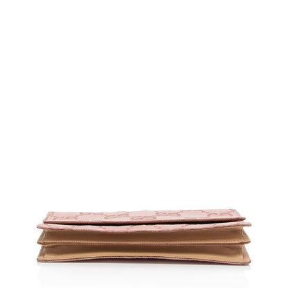 Gucci GG Canvas Charm Pochette Flap Bag (SHF-SXf0FO)